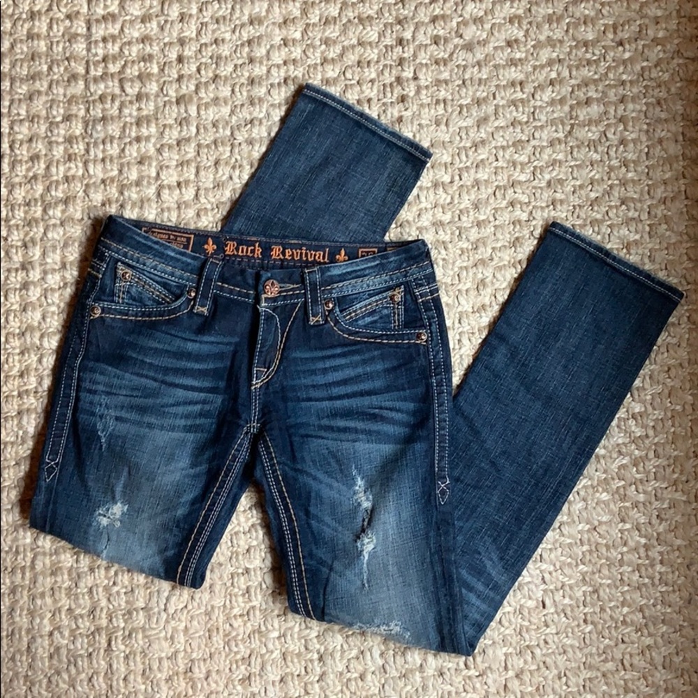 Rock Revival Leah Straight Leg Jeans